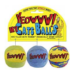 Yeowww! My Cats Balls Catnip Cat Toy  Yeowww!